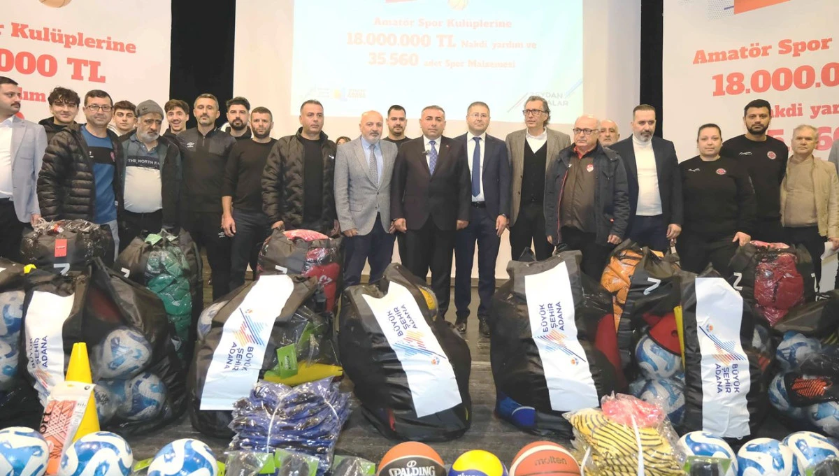 Adana B&uuml;y&uuml;kşehir Belediyesi&rsquo;nden Amat&ouml;r Spor Kul&uuml;plerine &ouml;nemli destek