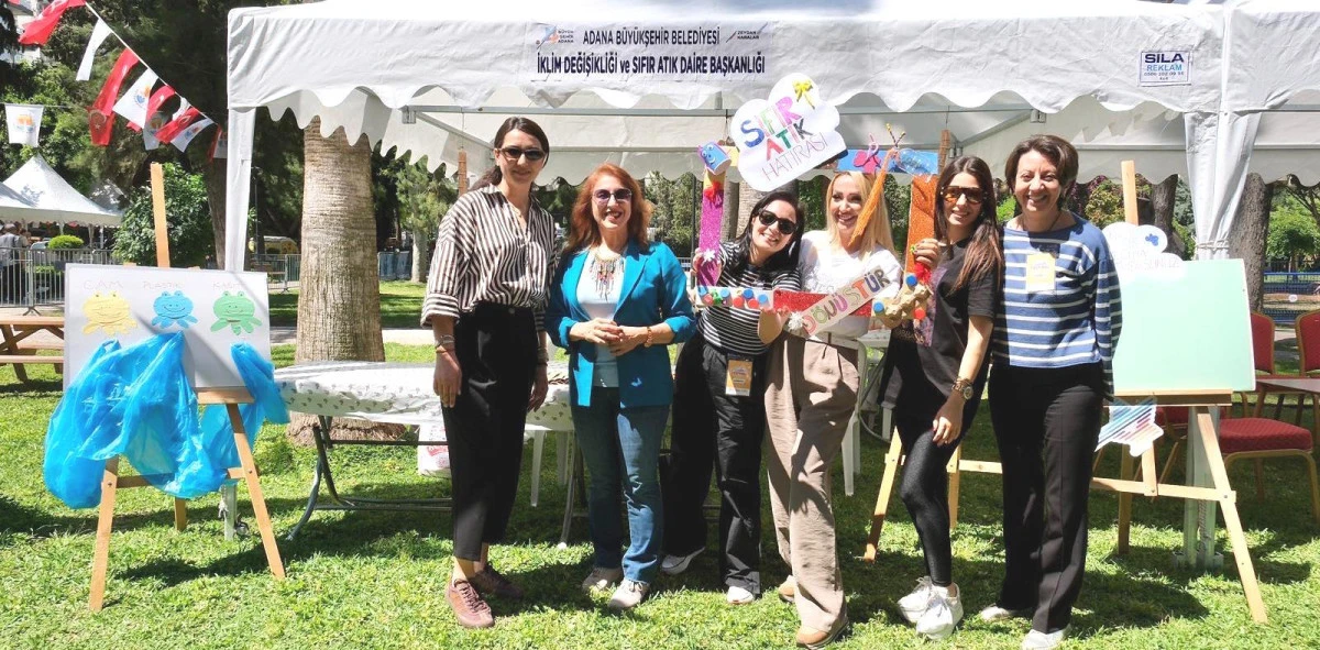 Adana &Ccedil;ocuk Festivali&rsquo;nde &ccedil;ocuklara sıfır atık eğitimi