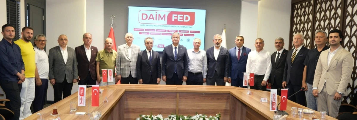 Adana Valisi Yavuz&rsquo;dan DAİMFED&rsquo;e Hayırlı Olsun Ziyareti