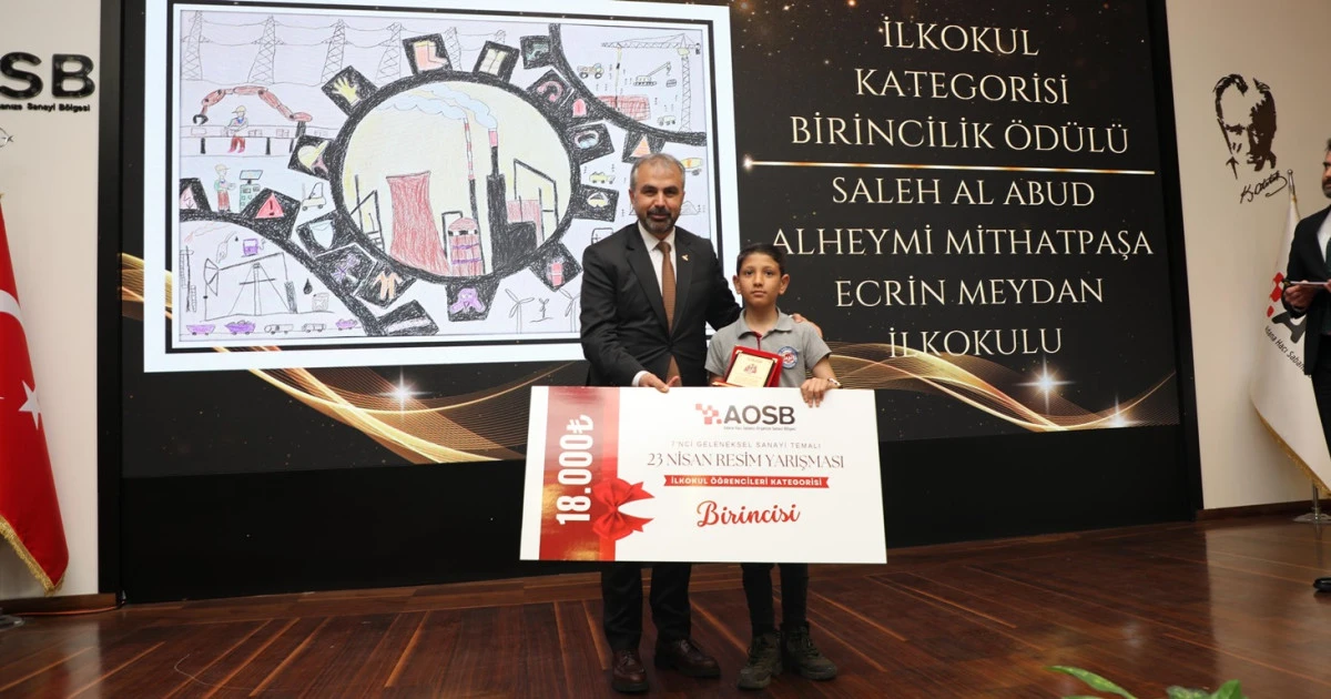 AOSB’nin Geleneksel Resim Yarışmasında Ödüller Sahiplerini Buldu