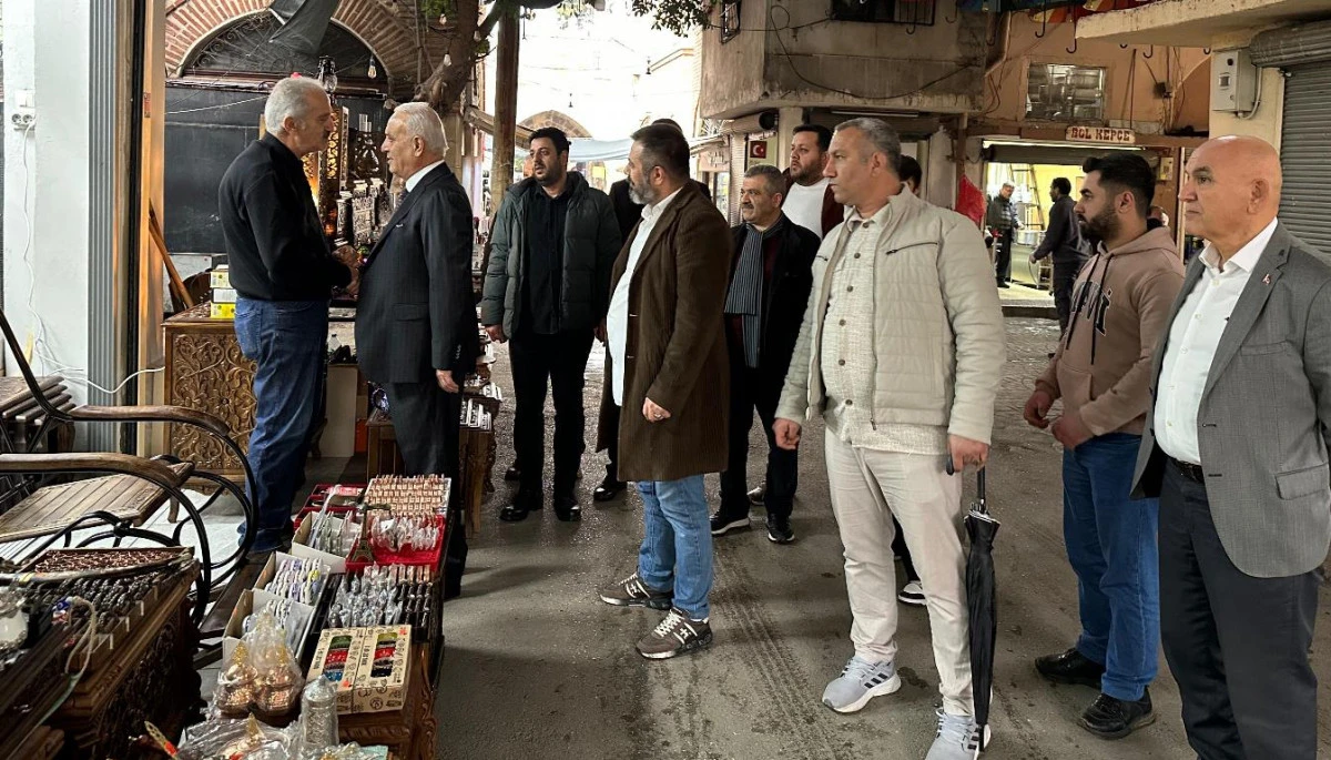 Başkan Yusuf Kanlı, tarih&icirc; &ccedil;arşıda sorun dinledi