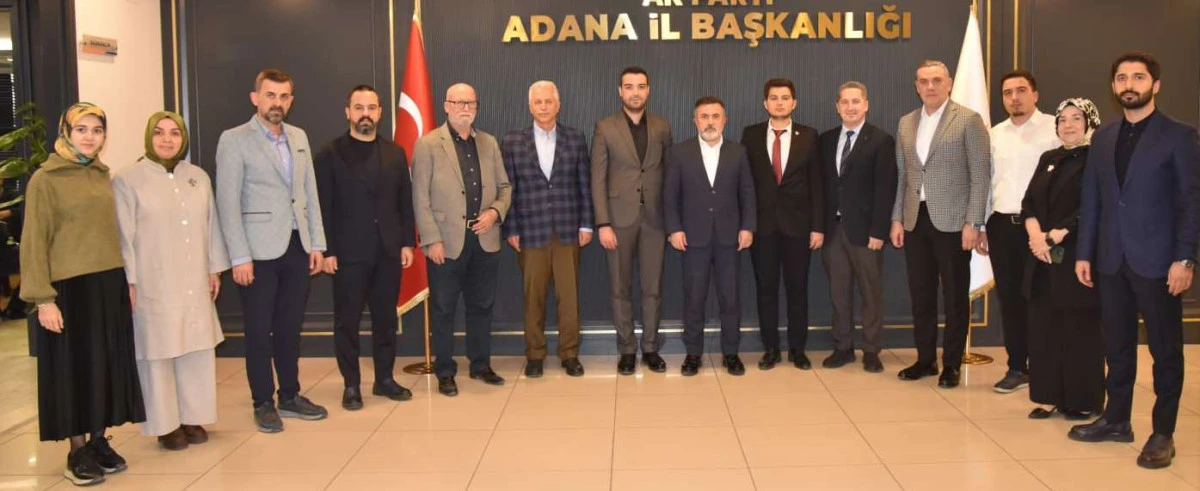 Birlik Vakfı Adana Heyetinden AK Parti İl Başkanlığı’na Nezaket Ziyareti