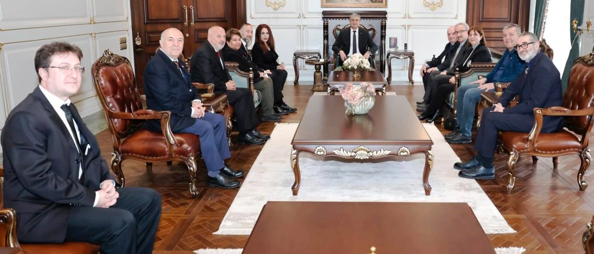 &Ccedil;GC&rsquo;den Vali Mustafa Yavuz&rsquo;a 'hayırlı olsun' ziyareti   