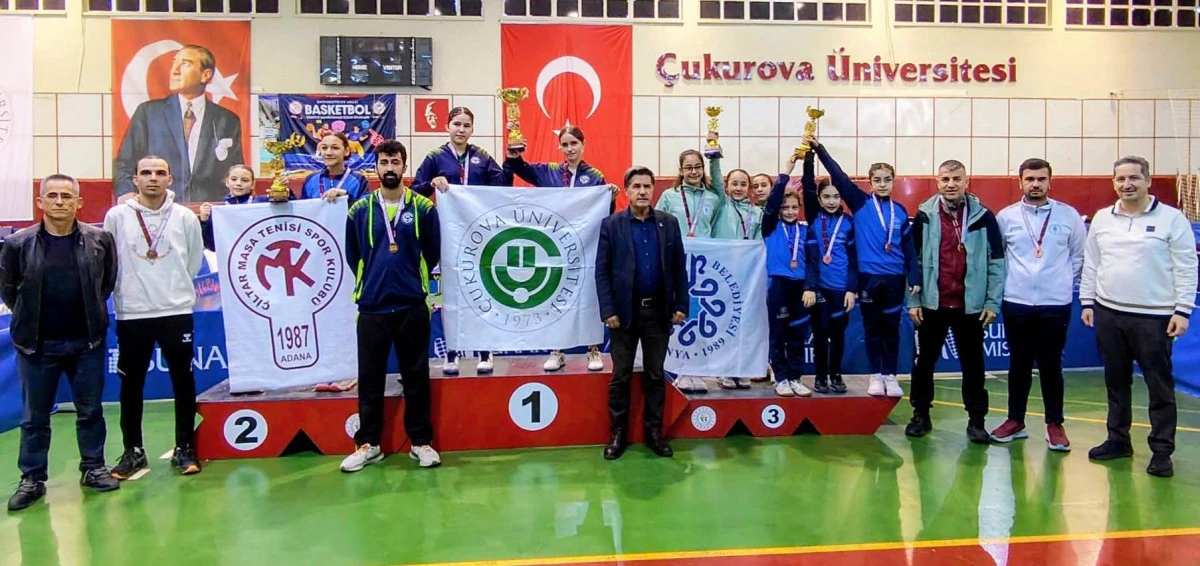 &Ccedil;&Uuml;SK Masa Tenisinde B&ouml;lge Şampiyonu