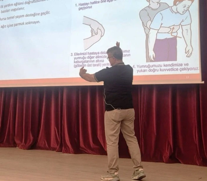 Eral Okullarında 'Okulda İlk Yardım' Semineri