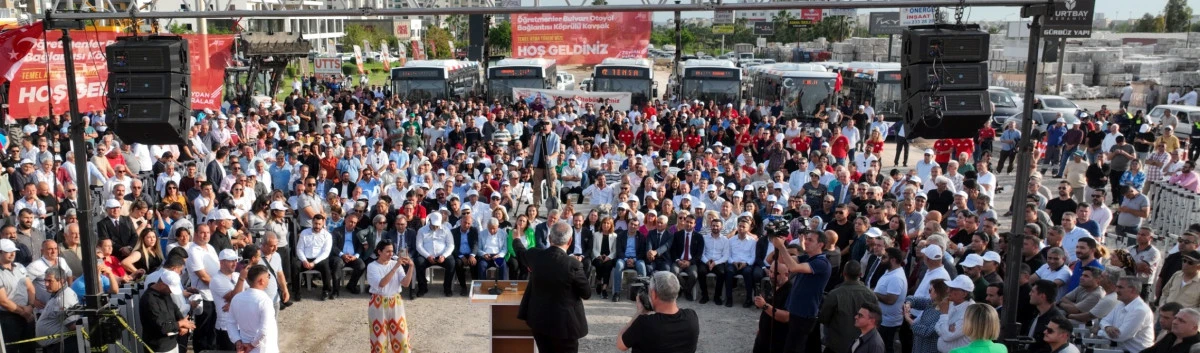 Öğretmenler Bulvarı Otoyol Bağlantısı Köprülü Kavşağı’nın temeli atıldı