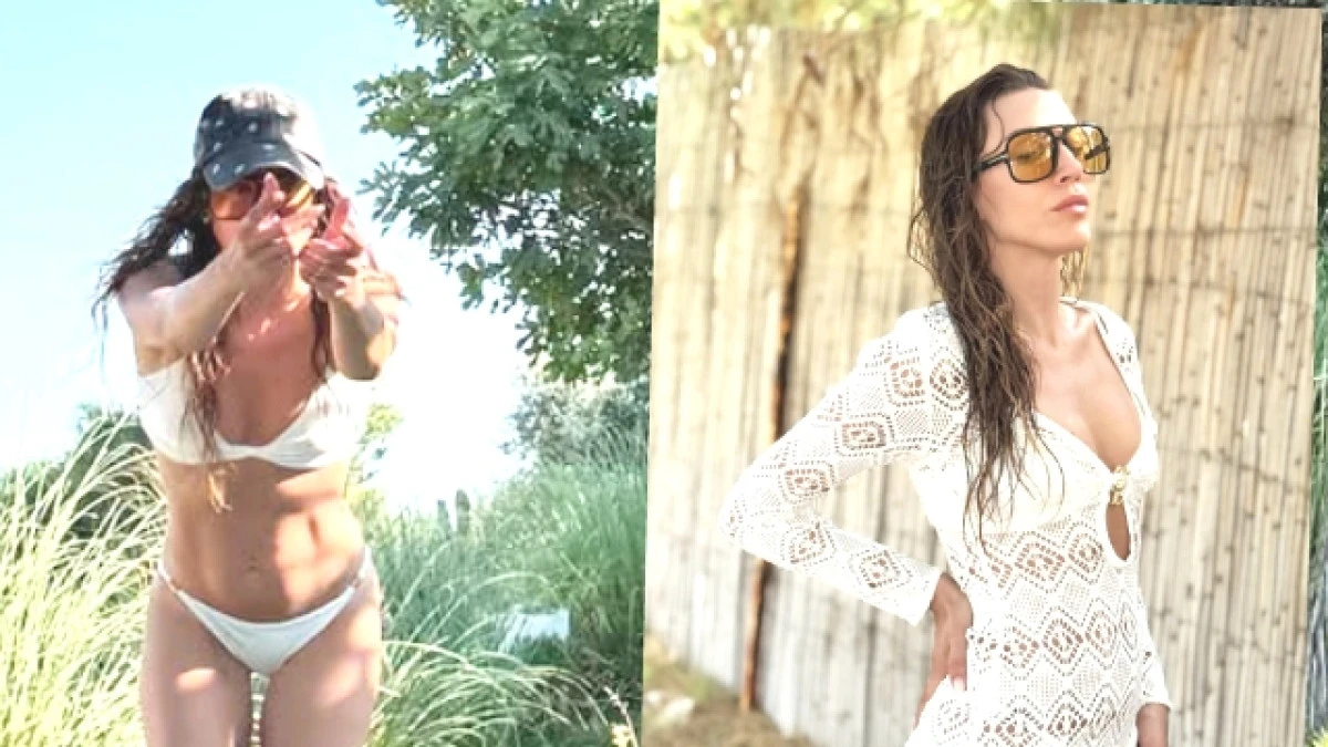 Sinem Kobal Tatil Pozlarıyla Göz Kamaştırdı