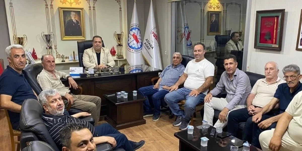 TASKK Genel Başkanı Şener Aydın'dan Adana ASKF'ye ziyaret