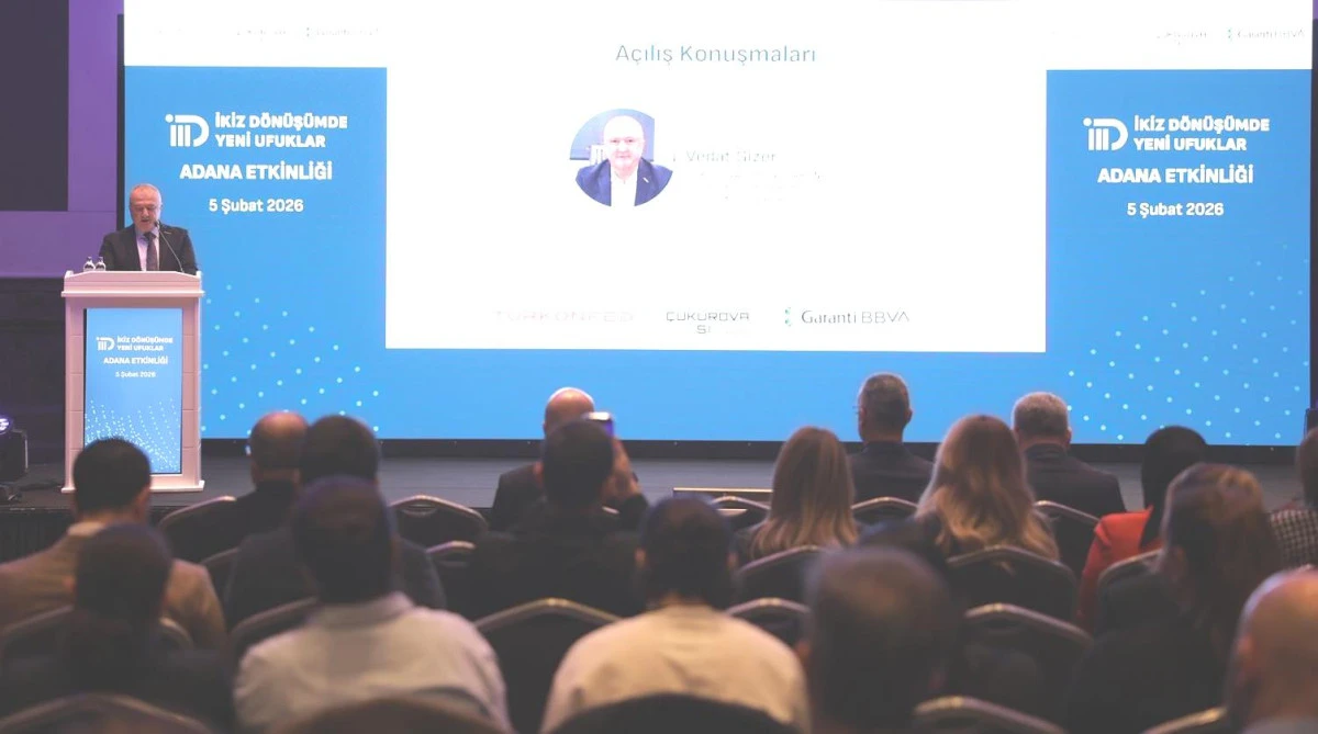 T&Uuml;RKONFED ve Garanti BBVA  Adana&rsquo;daki KOBİ&rsquo;lere ikiz d&ouml;n&uuml;ş&uuml;m&uuml; anlattı