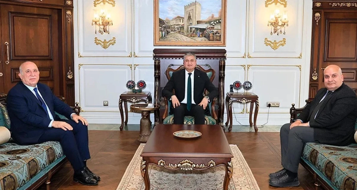 Vali Mustafa Yavuz, ASKİ Y&ouml;netimini Kabul Etti