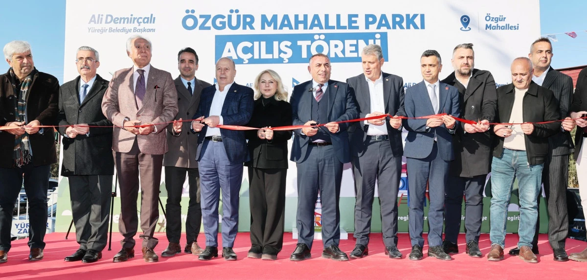 Y&uuml;reğir Belediyesi &Ouml;zg&uuml;r Mahalle Parkı t&ouml;renle a&ccedil;ıldı