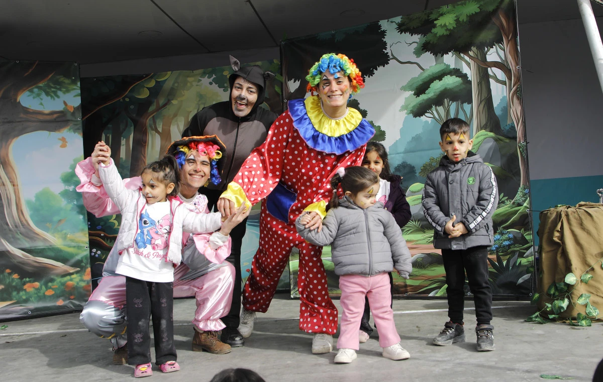 Y&uuml;reğir&rsquo;de ara tatil &ccedil;ocuk şenliğiyle renklendi